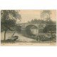 carte postale ancienne 37 VOUVRAY. Pont sur la Cisse 1907