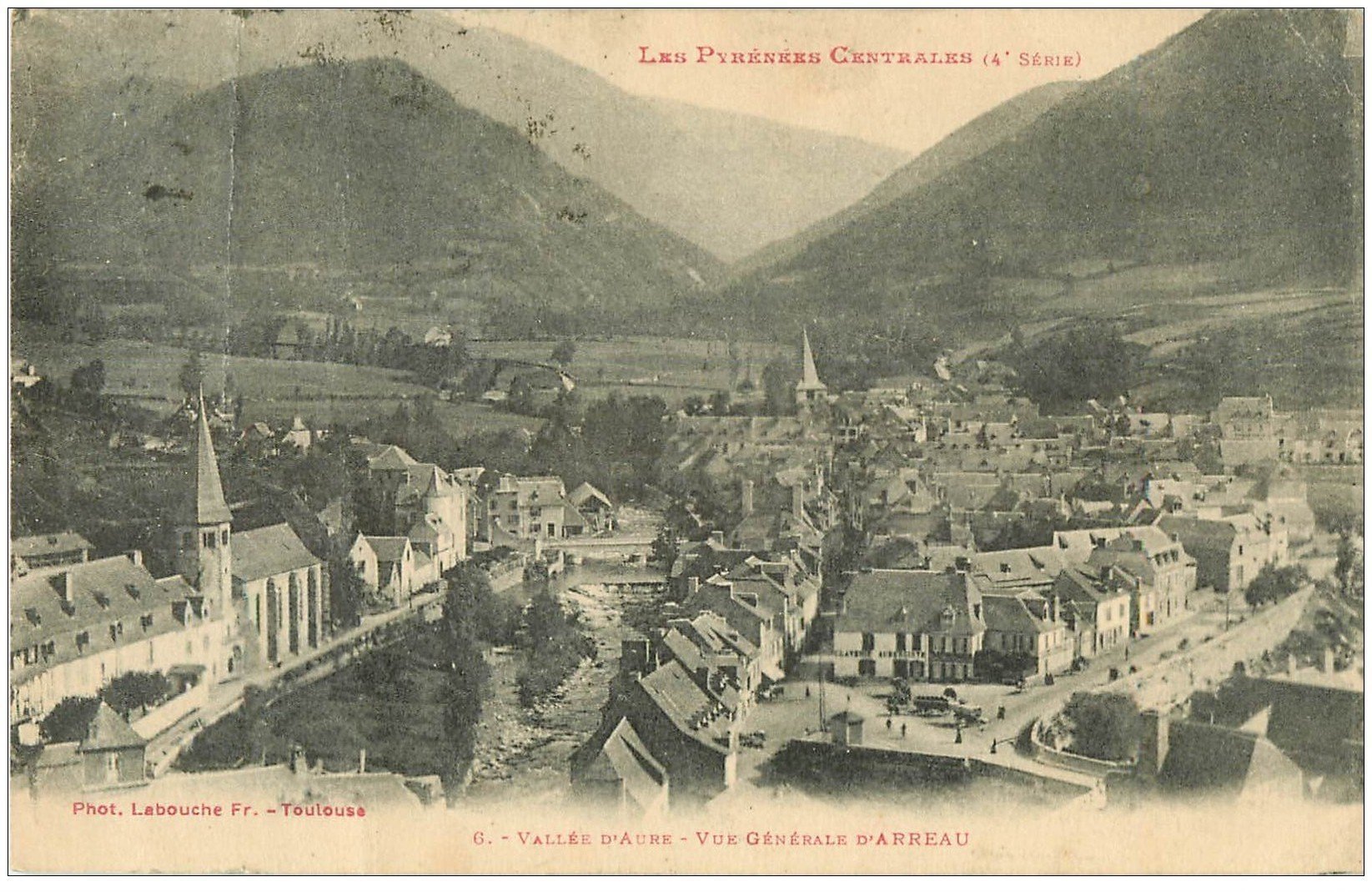 CP Ancienne Arreau Vallée D’Aure – Scène De Village, Hautes-Pyrénées, Années 1900