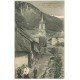 carte postale ancienne 65 ASPIN. Eglise avec Curé et Enfants de Choeur