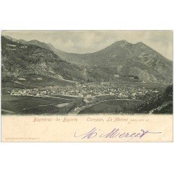 carte postale ancienne 65 BAGNERES-DE-BIGORRE. Campan le Monné 1903