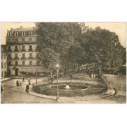 carte postale ancienne 65 BAGNERES-DE-BIGORRE. Promenade des Coustous 1933