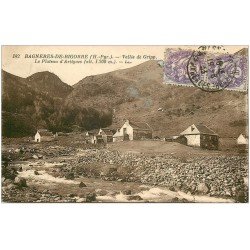 carte postale ancienne 65 BAGNERES-DE-BIGORRE. Vallée de Gripp Plateau d'Artigues 1933