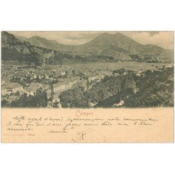 carte postale ancienne 65 CAMPAN. La Ville 1901