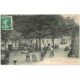 carte postale ancienne 65 CAPVERN. Thermalistes Place des Thermes 1925