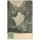 carte postale ancienne 65 CASCADE DE CERISEY. Avec Touriste 1907