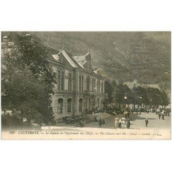 carte postale ancienne 65 CAUTERETS. Casino Esplanade des Oeufs 159