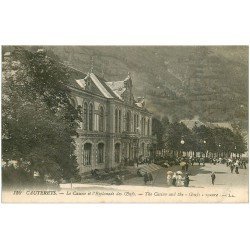 carte postale ancienne 65 CAUTERETS. Casino Esplanade des Oeufs 159