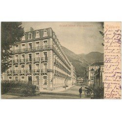 carte postale ancienne 65 CAUTERETS. Grand Hôtel d'Angleterre 1902
