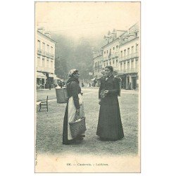 65 CAUTERETS. Laitières Vendeuses ambulantes 1901. Vieux métiers