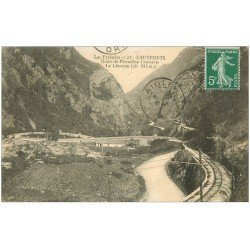 carte postale ancienne 65 CAUTERETS. Limaçon route de Pierrefitte 1921