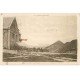 carte postale ancienne 65 COL D'AUBISQUE. Terrasses de l'Hôtel 1936