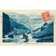 carte postale ancienne 65 GAVARNIE. Chemin du Cirque et Gave 1926