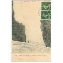 carte postale ancienne 65 GAVARNIE. Cirque et Brèche de Roland 1917