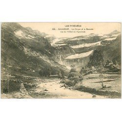 carte postale ancienne 65 GAVARNIE. Cirque et Cascade