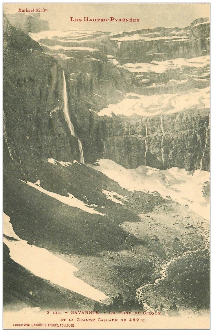65 Gavarnie Fond Du Cirque Et Marbore Avec Grande Cascade 65 Gavarnie Fond Du Cirque Et Marbore Avec Grande Cascade