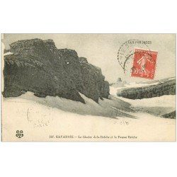 carte postale ancienne 65 GAVARNIE. Le Glacier et la Fausse Brèche 1929