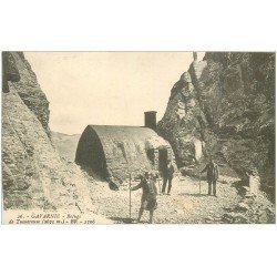 65 GAVARNIE. Le Refuge à la Brêche de Tuquerouye. Alpinistes Randonneurs