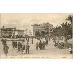 carte postale ancienne 06 CANNES. Casino Municipal 1924