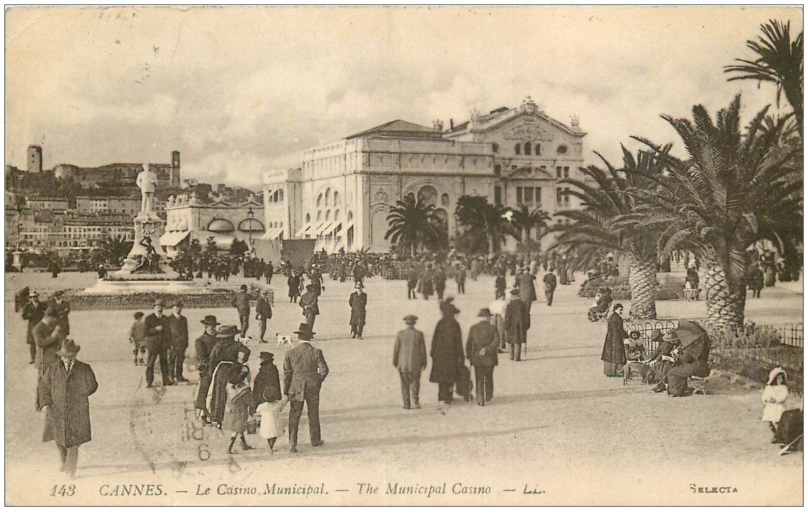 carte postale ancienne 06 CANNES. Casino Municipal 1924