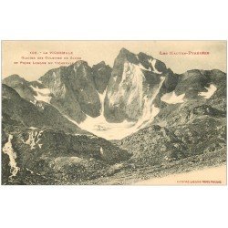 carte postale ancienne 65 LE VIGNEMALE. Glacier des Oulettes de Gaube et Pique Longue