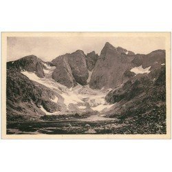 carte postale ancienne 65 LE VIGNEMALE. Le Massif et Glacier des Oulettes. La Pique Longue