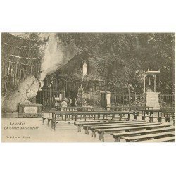 carte postale ancienne 65 LOURDES. Grotte miraculeuse 28