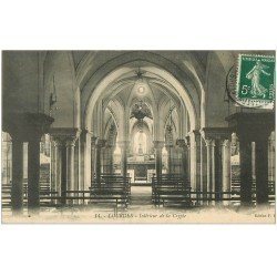 carte postale ancienne 65 LOURDES. Intérieur de la Crypte 1910