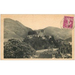 carte postale ancienne 65 LOURDES. Le Château-Fort 1933