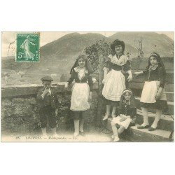 carte postale ancienne 65 LOURDES. Montagnardes 1909