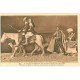 carte postale ancienne 65 LOURDES. Musée Château-Fort. Figurines Paysans