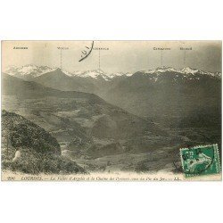 carte postale ancienne 65 LOURDES. Vallée d'Argelès 1915