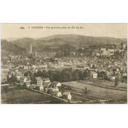 carte postale ancienne 65 LOURDES. Vue générale