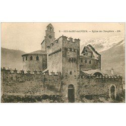 carte postale ancienne 65 LUZ-SAINT-SAUVEUR. Eglise des Templiers 2