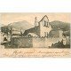 carte postale ancienne 65 LUZ-SAINT-SAUVEUR. Eglise des Templiers vers 1900