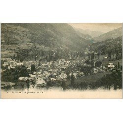 carte postale ancienne 65 LUZ-SAINT-SAUVEUR. Vue générale 1927