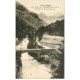 carte postale ancienne 65 ROUTE DE PIERREFITTE à LUZ-SAINT-SAUVEUR. Pont Reine Hortense