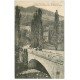 carte postale ancienne 65 ROUTE LUZ A SAINT-SAUVEUR. Le Pont du Gave attelage