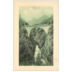 carte postale ancienne 65 SAINT-SAUVEUR. Le Pont Napoleon n°11