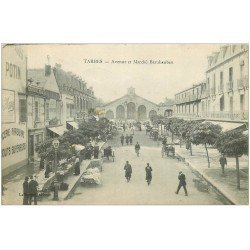 65 TARBES. Epicerie Parisienne Avenue et Marché Brauhauban 1916