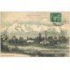 carte postale ancienne 65 TARBES. Usine Tuilerie sur l'Adour 1914