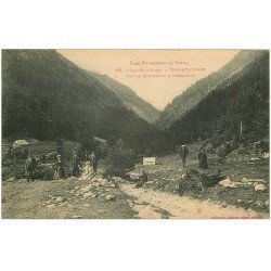 65 TRAMEZAYGUES. Randonneurs Vallée d'Aure 1925. Val du Rieumajou à Frédançon
