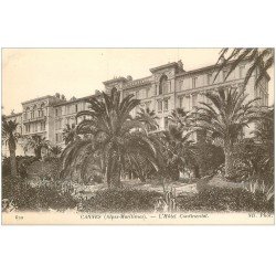 carte postale ancienne 06 CANNES. Hôtel Continental 620