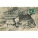 carte postale ancienne 76 FECAMP. Le Trou au Chien 1910 animation