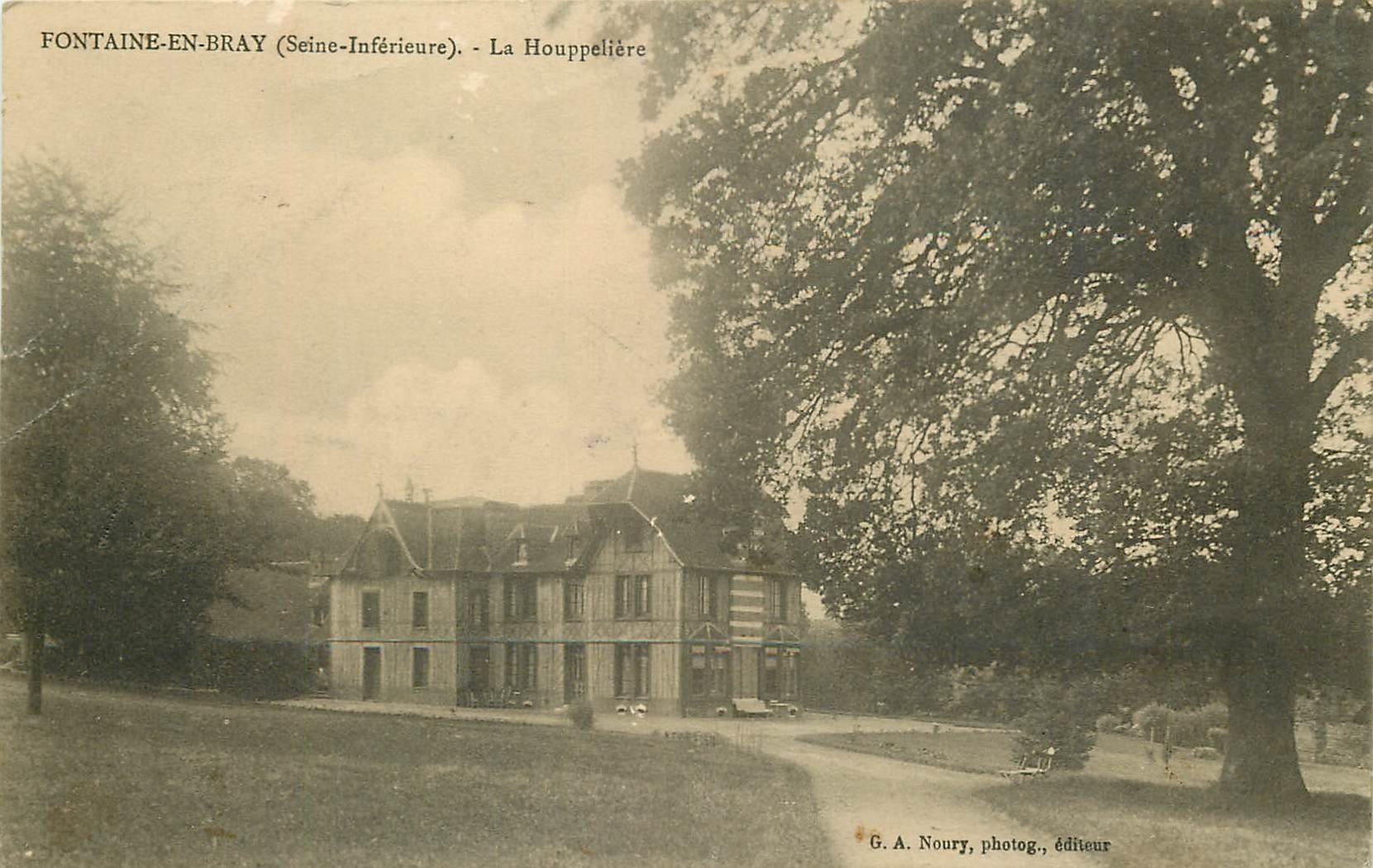 carte postale ancienne 76 FONTAINE-EN-BRAY. La Houppelière