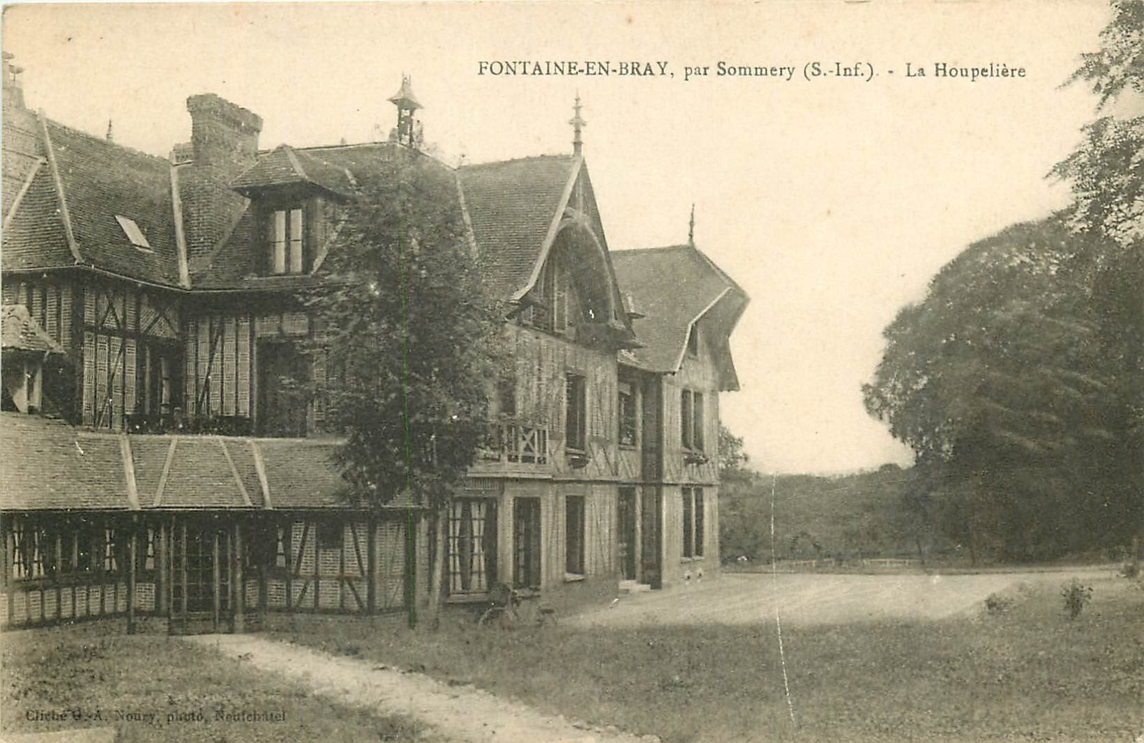 carte postale ancienne 76 FONTAINE-EN-BRAY. La Houppelière par Sommery 1925