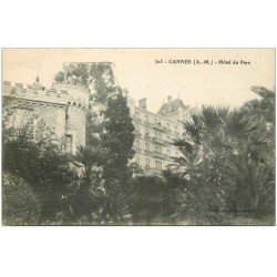 carte postale ancienne 06 CANNES. Hôtel du Parc 305