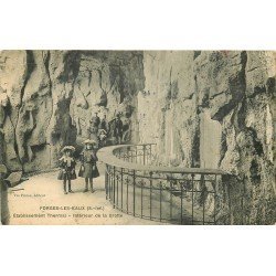 carte postale ancienne 76 FORGES-LES-EAUX. Grotte Etablissement Thermal