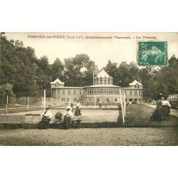 76 FORGES-LES-EAUX. Le Tennis Etablissement Thermal 1909