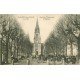 carte postale ancienne 76 FORGES-LES-EAUX. L'Eglise animation