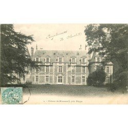 carte postale ancienne 76 CHATEAU DE MIROMESNIL. Dieppe destinataire au Château Blanc à Grainville Ymanville